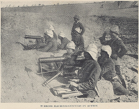 Turkish machine-gun crews, from 