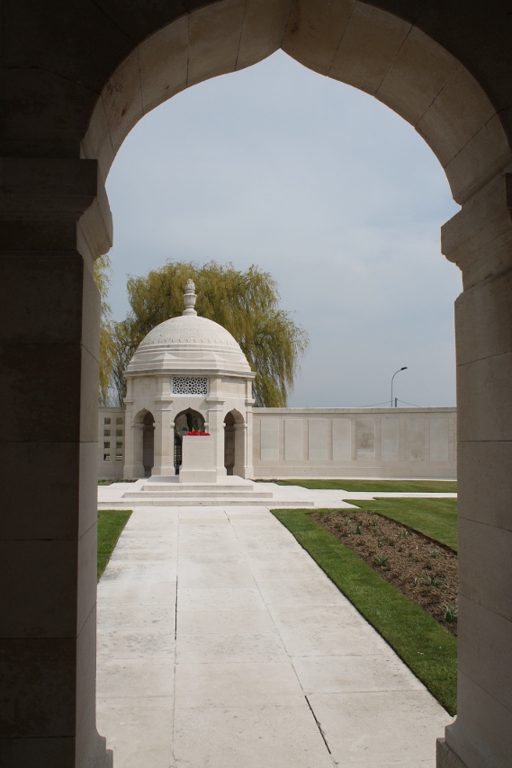 Detail from the Indian Memorial at Neuve Chapelle: interior.
