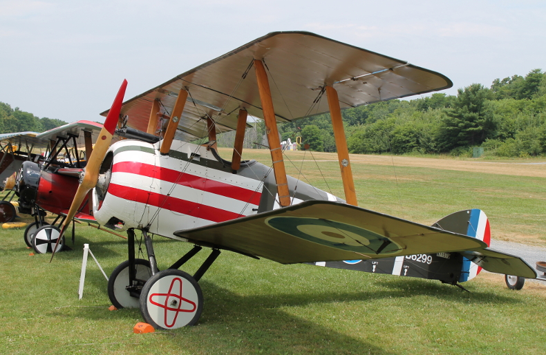 Reproduction Sopwith Camel from Old Rhinebeck Aerodrome in Rhinebeck, New York.